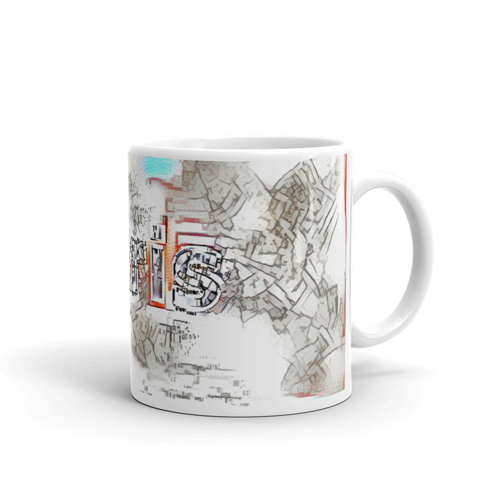Chris Mug Frozen City 10oz left view
