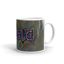 Load image into Gallery viewer, Ronald Mug Dark Rainbow 10oz left view