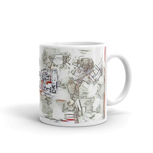 Carl Mug Frozen City 10oz left view