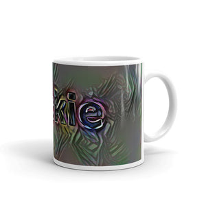 Jackie Mug Dark Rainbow 10oz left view