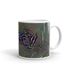 Nancy Mug Dark Rainbow 10oz left view