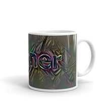 Load image into Gallery viewer, Gunner Mug Dark Rainbow 10oz left view