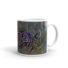 Load image into Gallery viewer, Jane Mug Dark Rainbow 10oz left view