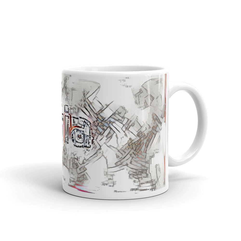 Aria Mug Frozen City 10oz left view