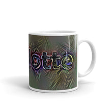 Load image into Gallery viewer, Charlotte Mug Dark Rainbow 10oz left view
