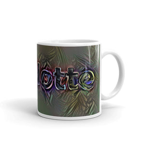 Charlotte Mug Dark Rainbow 10oz left view