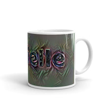 Load image into Gallery viewer, Danielle Mug Dark Rainbow 10oz left view