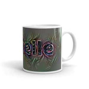 Danielle Mug Dark Rainbow 10oz left view