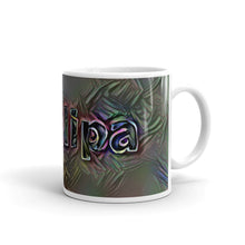 Load image into Gallery viewer, Phillipa Mug Dark Rainbow 10oz left view