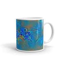 Load image into Gallery viewer, Aliyah Mug Night Surfing 10oz left view