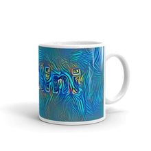 Load image into Gallery viewer, Shalini Mug Night Surfing 10oz left view