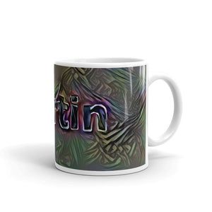 Martin Mug Dark Rainbow 10oz left view