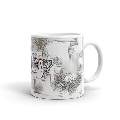 Abby Mug Frozen City 10oz left view