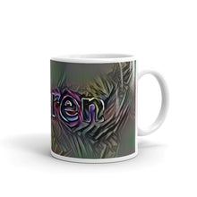 Load image into Gallery viewer, Lauren Mug Dark Rainbow 10oz left view