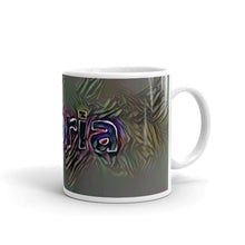 Load image into Gallery viewer, Gloria Mug Dark Rainbow 10oz left view
