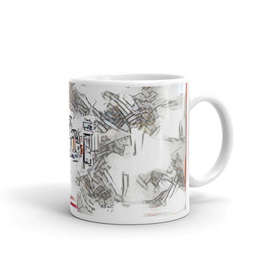 Abi Mug Frozen City 10oz left view