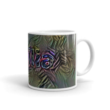 Load image into Gallery viewer, Emilia Mug Dark Rainbow 10oz left view
