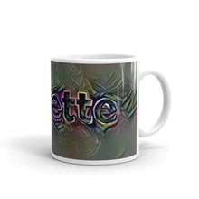 Load image into Gallery viewer, Annette Mug Dark Rainbow 10oz left view