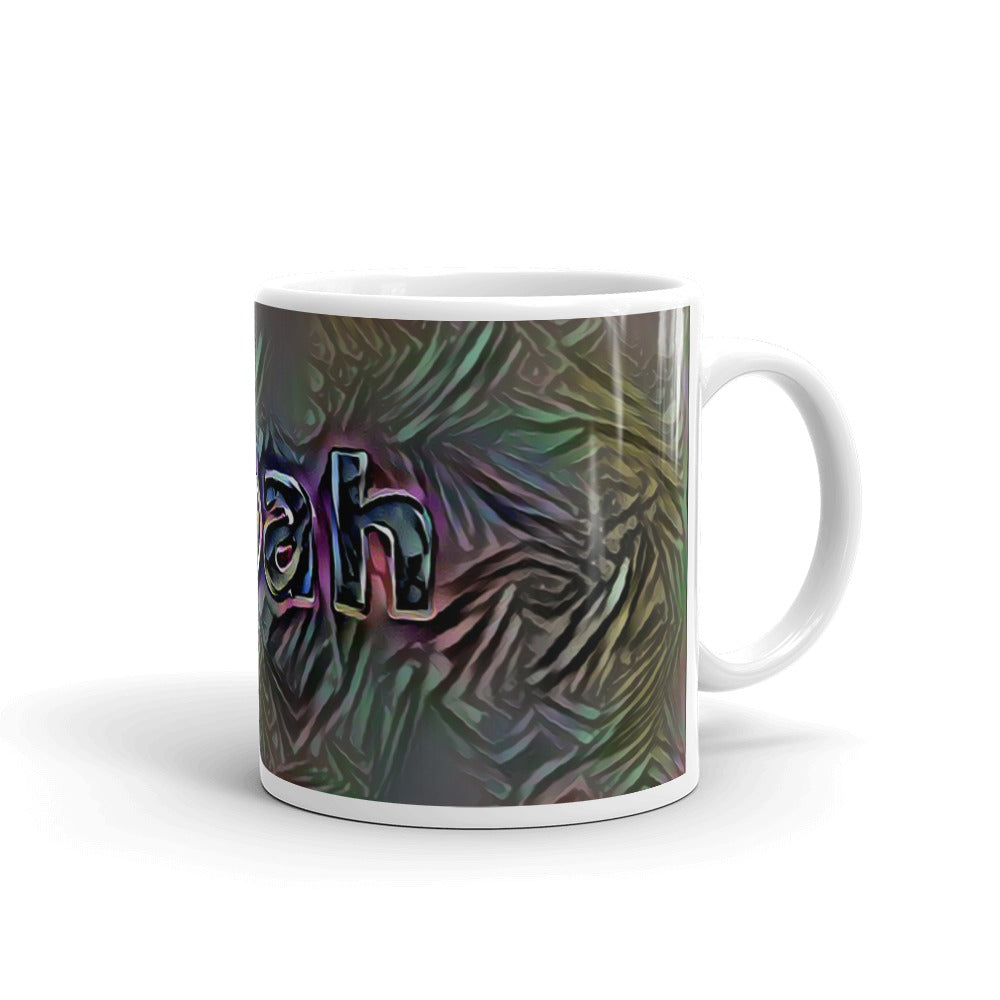 Noah Mug Dark Rainbow 10oz left view