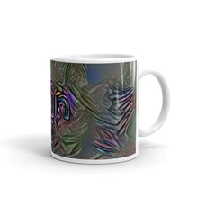 Load image into Gallery viewer, Min Mug Dark Rainbow 10oz left view
