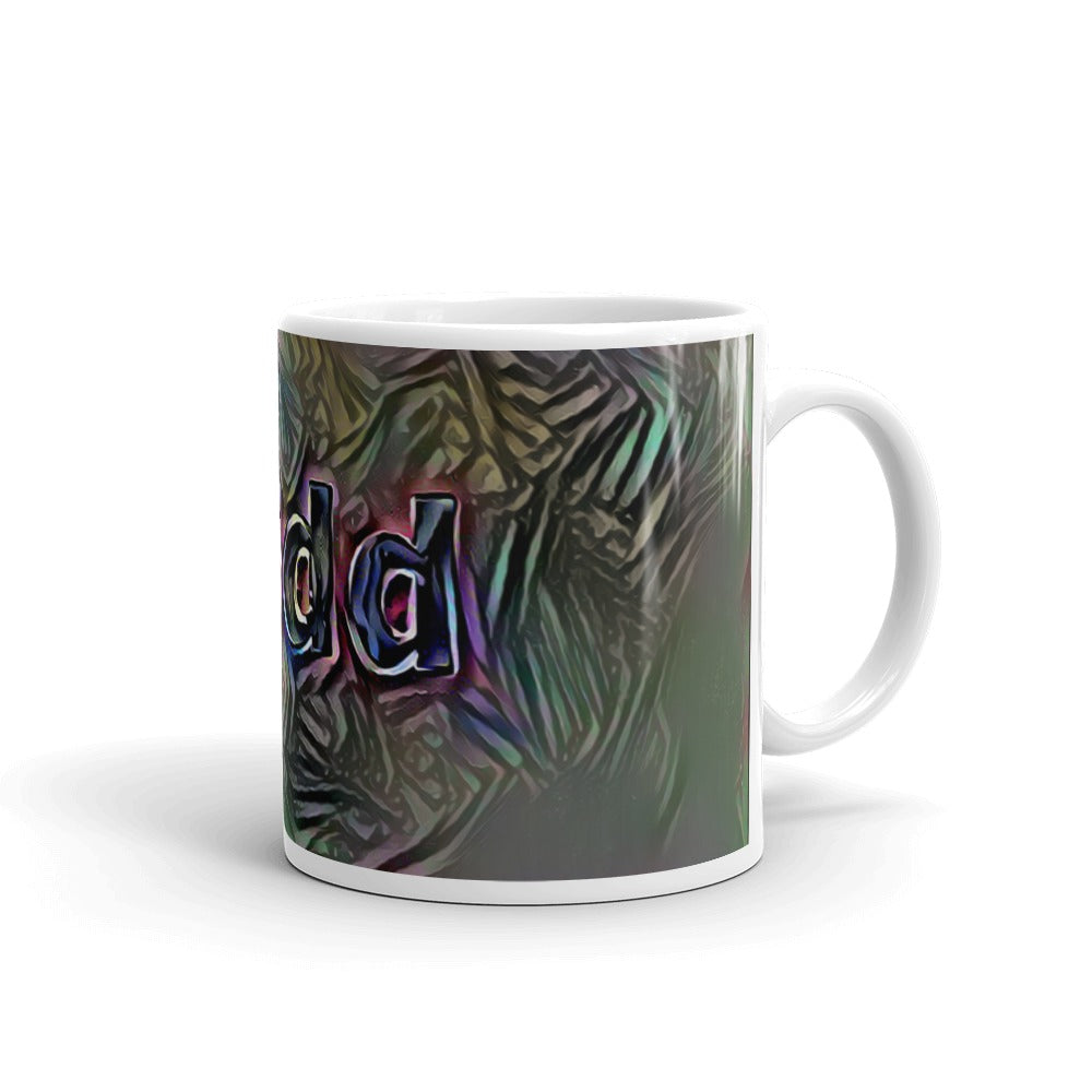 Todd Mug Dark Rainbow 10oz left view