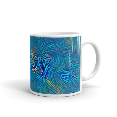 Abby Mug Night Surfing 10oz left view