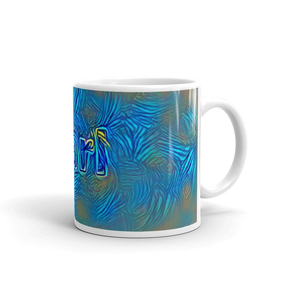 Carl Mug Night Surfing 10oz left view