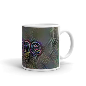 Diane Mug Dark Rainbow 10oz left view