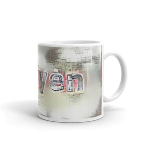 Nguyen Mug Ink City Dream 10oz left view