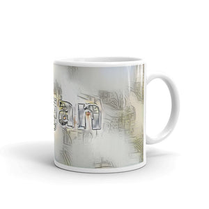 Logan Mug Victorian Fission 10oz left view