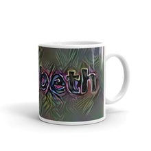 Load image into Gallery viewer, Elizabeth Mug Dark Rainbow 10oz left view