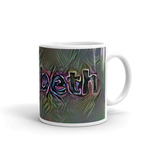 Elizabeth Mug Dark Rainbow 10oz left view
