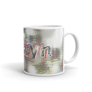 Delwyn Mug Ink City Dream 10oz left view