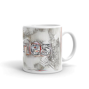 Charles Mug Frozen City 10oz left view