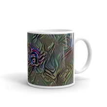 Load image into Gallery viewer, Ella Mug Dark Rainbow 10oz left view