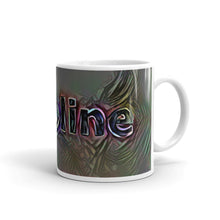 Load image into Gallery viewer, Caroline Mug Dark Rainbow 10oz left view