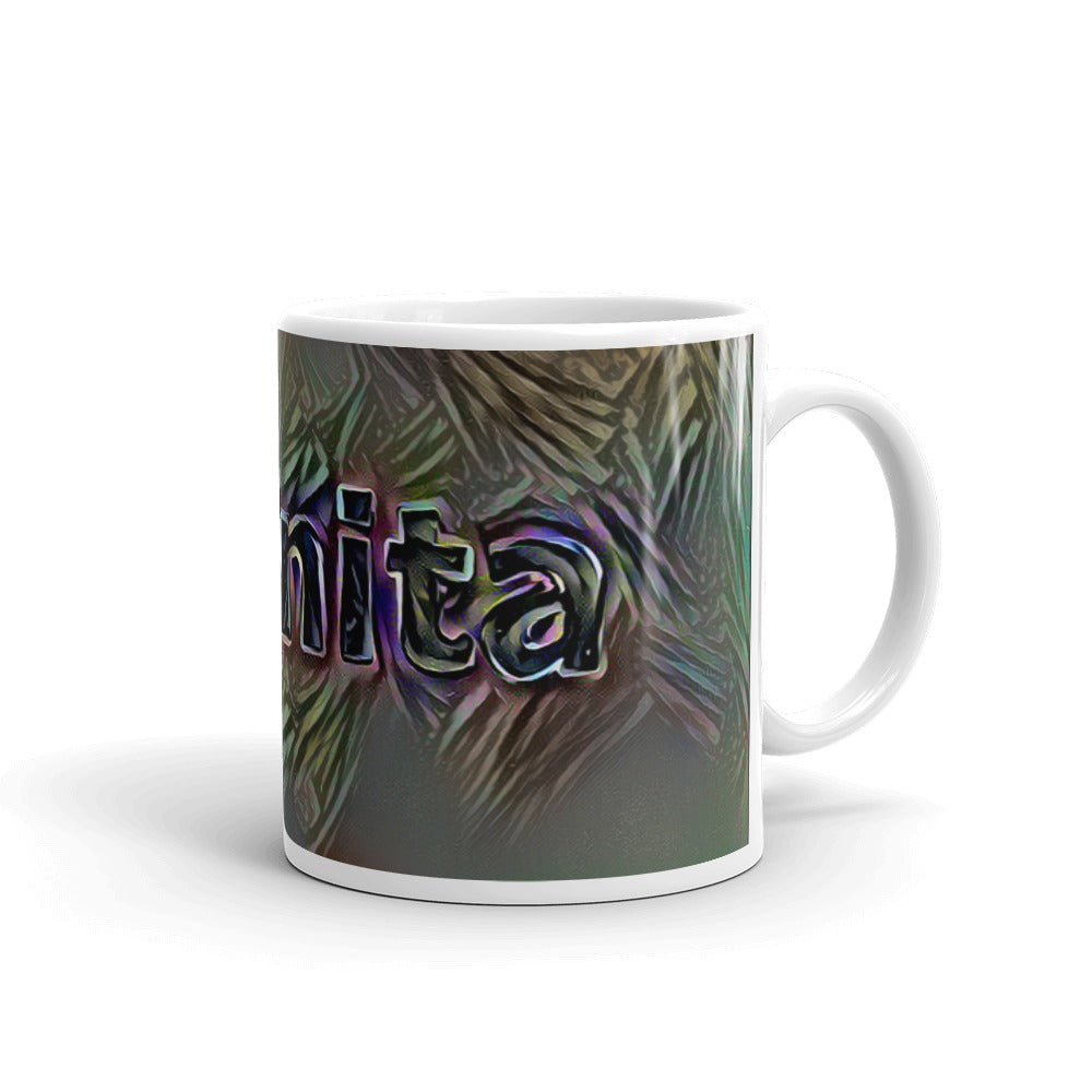 Juanita Mug Dark Rainbow 10oz left view