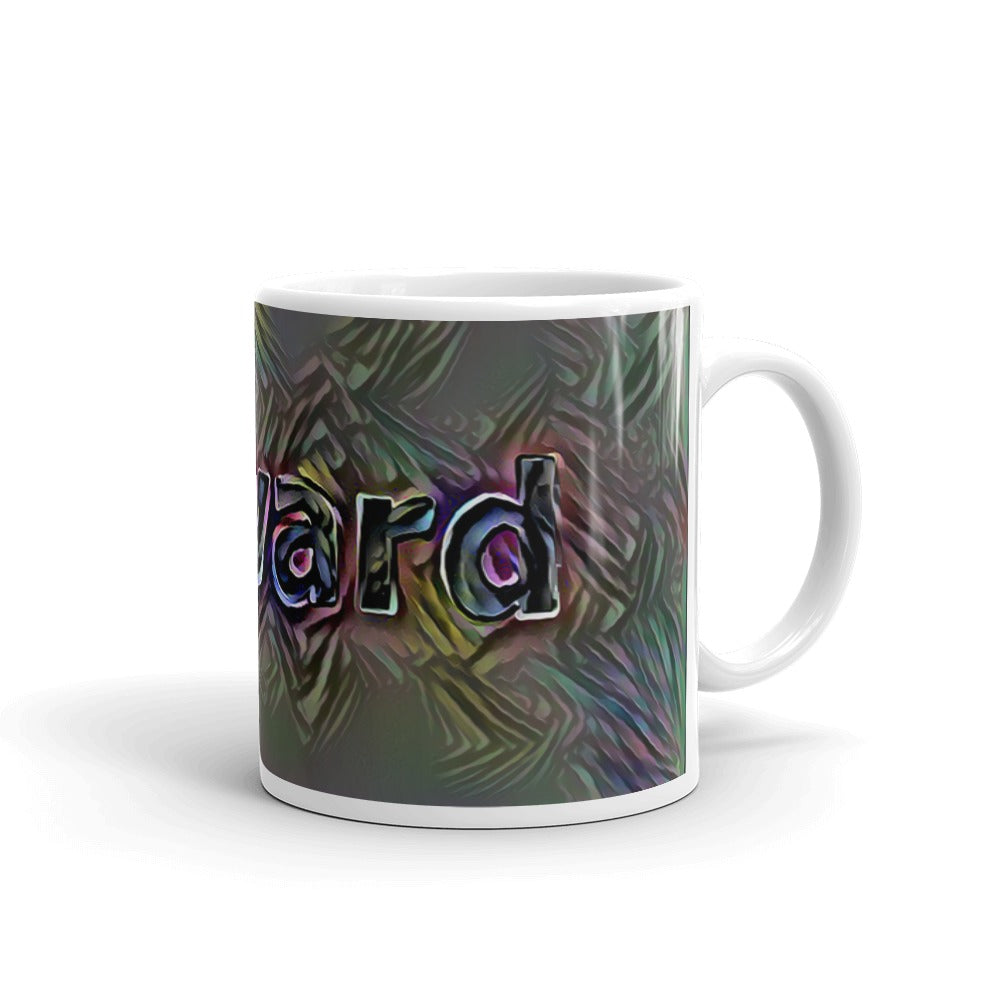 Edward Mug Dark Rainbow 10oz left view