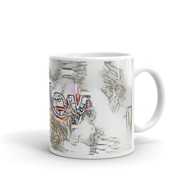 Adley Mug Frozen City 10oz left view