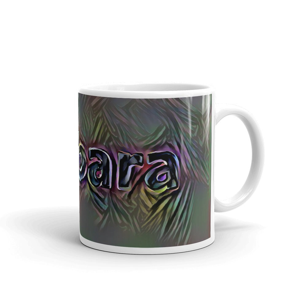 Barbara Mug Dark Rainbow 10oz left view