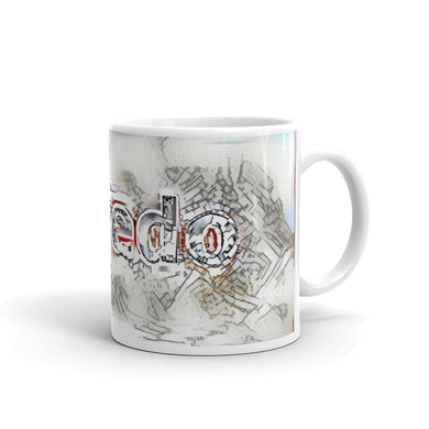 Alfredo Mug Frozen City 10oz left view