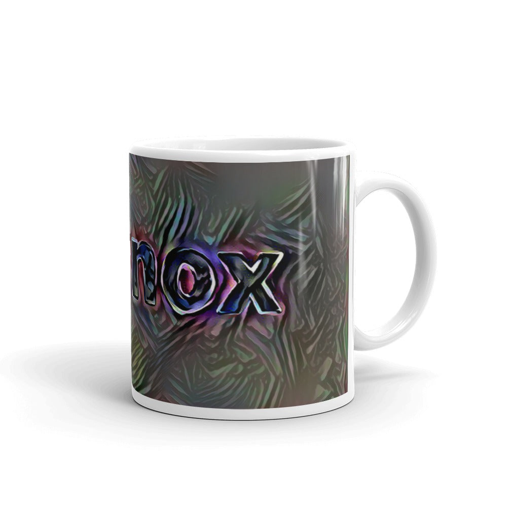Lennox Mug Dark Rainbow 10oz left view