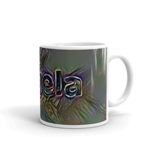 Load image into Gallery viewer, Angela Mug Dark Rainbow 10oz left view