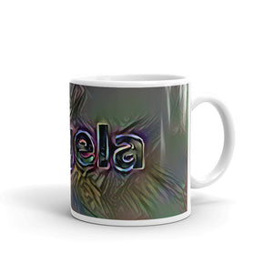 Angela Mug Dark Rainbow 10oz left view