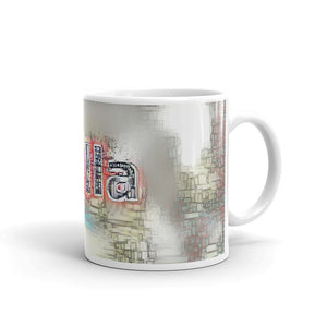 Bella Mug Ink City Dream 10oz left view