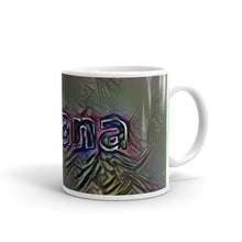 Load image into Gallery viewer, Aiyana Mug Dark Rainbow 10oz left view