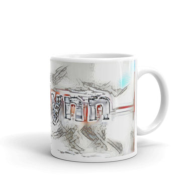 Adilynn Mug Frozen City 10oz left view