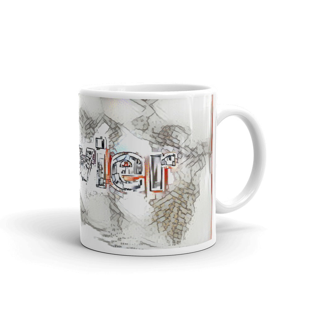 Xzavier Mug Frozen City 10oz left view