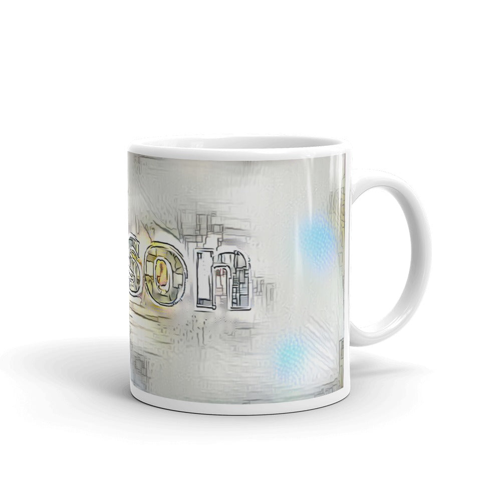 Mason Mug Victorian Fission 10oz left view