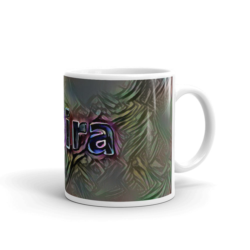 Moira Mug Dark Rainbow 10oz left view